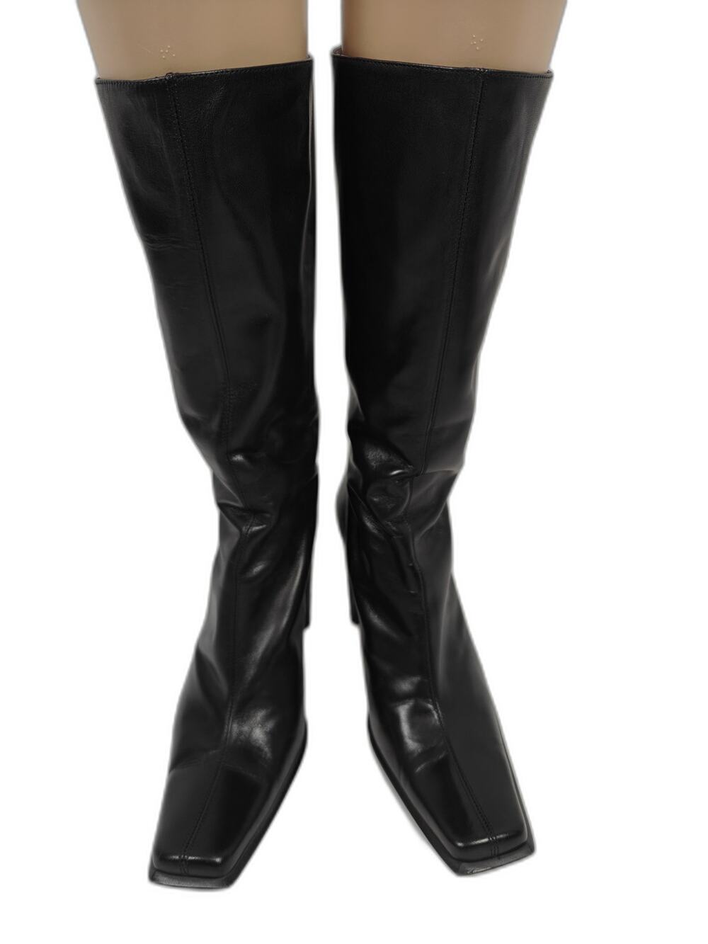 Women Charles David Knee High Boots Black 9